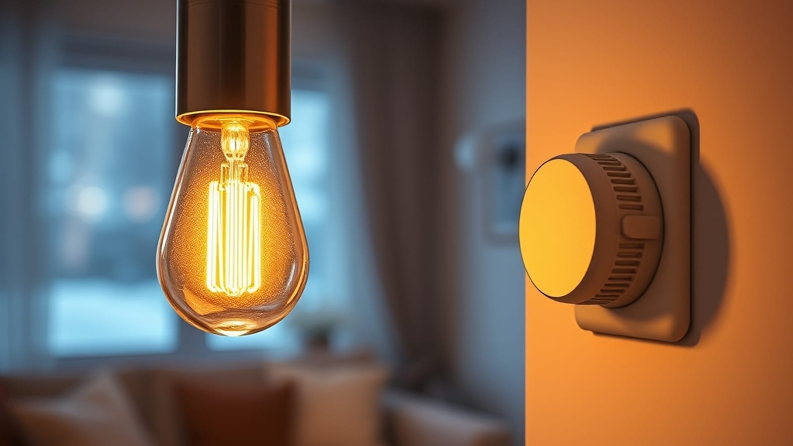 LED-lampor flimrar med dimmer